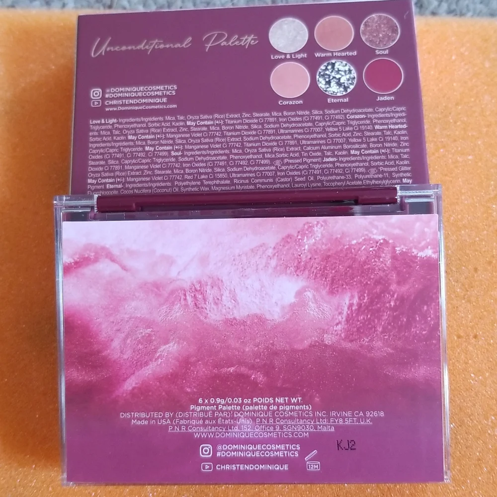 Dominique Cosmetics Unconditional Palette